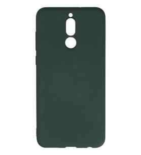 Newface Huawei Mate 10 Lite Kılıf Nano içi Kadife Silikon - Koyu Yeşil