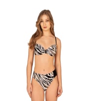 Endeep Kadın Zincir Desenli Destekli Bikini Takımı