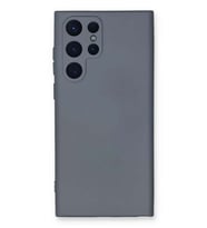 Galaxy S24 Ultra Kılıf Nano içi Kadife Silikon - Gri