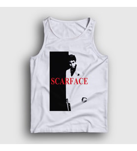 Presmono Unisex Beyaz Cover Film Scarface Atlet 250683tt