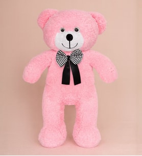 50 cm Papyonlu Peluş Ayıcık – Yumuşak Dolgulu Oyuncak Ayı