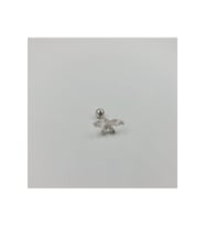 Cerrahi Çelik  Taşlı Fiyonk Küpe Tragus Helix Kıkırdak Piercing