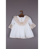 Bebek-Çocuk Dantel Detay Elbise