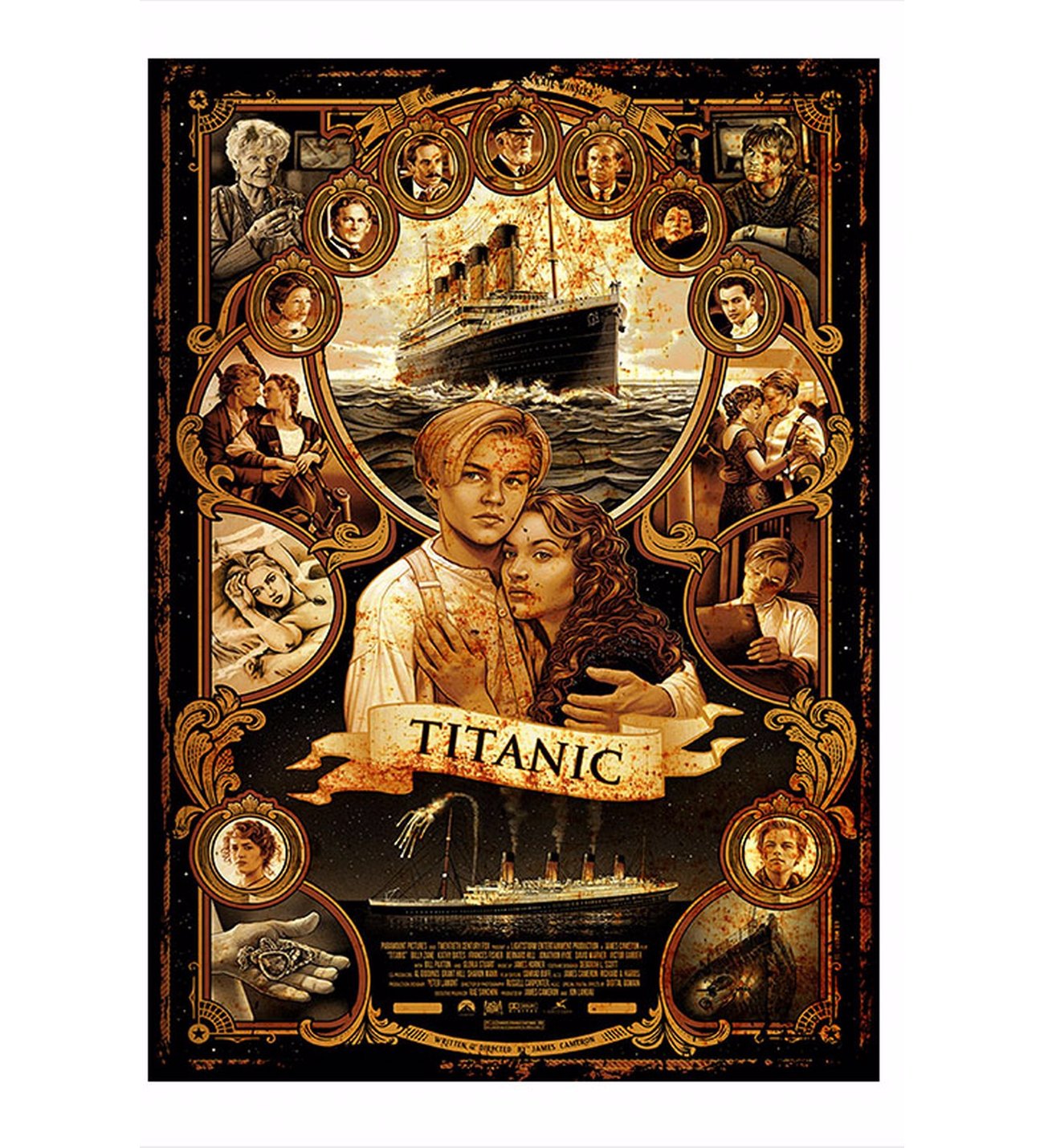 ekart-titanic-film-afisi-art-