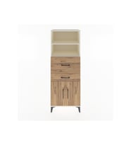 Hyperion Dolap 3 Raflı 2 Çekmeceli 2 Kapaklı 60x44x163 Aytaşı-Çam