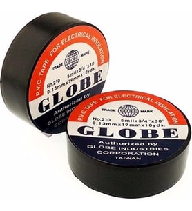 GLOBE İZOLE ELEKTRİK BANT SİYAH (Karışık)