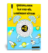 Çocukların İLK YAZ-SİL Labirent Kitabı (2 Yaş Üzeri Tüm Çocuklara)