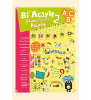Bi Acayip Okuma Yazma Hazırlık 2 - Komisyon - Mor Elma Yayınları
