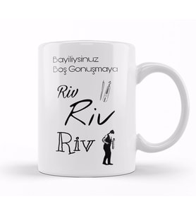 Rivrivriv Bayiliysinuz Boş Gonuşmaya Karadeniz Kupa Bardak Porselen