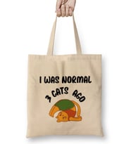 Funny Cat Lover Gifts For Women Men Kids Bez Çanta Uzun Saplı