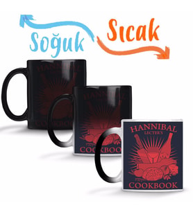 Hannibal Lecter's Cookbook Sihirli Kupa Bardak Porselen