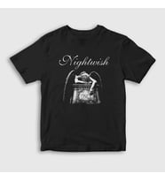 Presmono Unisex Çocuk Siyah Angel Metal Nightwish T-Shirt 473641tt
