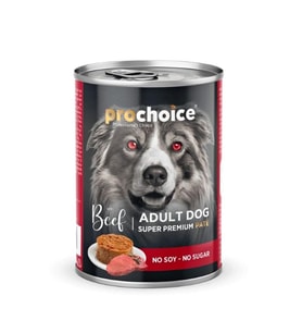 Pro Choice Sigir Etli Sekersiz Ezme Yetiskin Köpek Konservesi 400gr