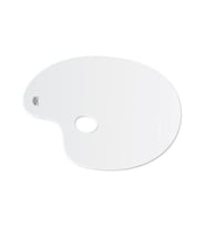 Hatas Godesiz Oval Resim Paleti 25x35 cm 