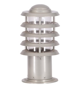 AVONNI BSU-68158-BBY-K Gri Boyalı Dış Mekan Aydınlatma E27 Aluminyum Polikarbon/Akrilik Cam 16cm