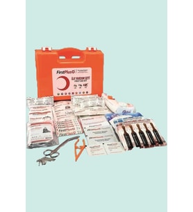 İş Güvenliği Acil Durum İlk Yardım Seti Tam Donanımlı Fp04101 First Plus Yeri Çantalı (STD)