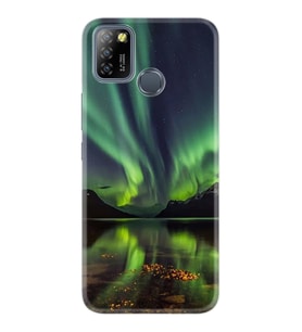 INFINIX Smart 4 5 6 Zero 8 S5 Pro Kılıf Desemli Silikon Kuzey Işıkları 1327