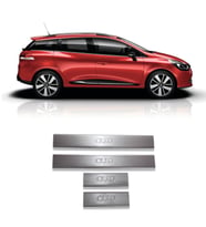 Renault Clio 4 Sport Tourer Krom Kapı Eşiği Paslanmaz Çelik