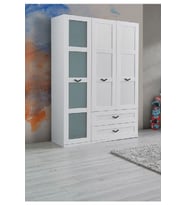 Soft Üç Kapılı Dolap (Beyaz)