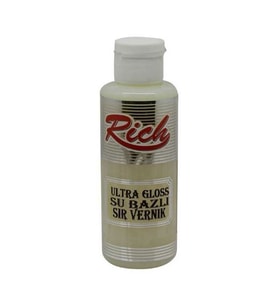 Rich Ultra Gloss Su Bazlı Sır Vernik 120 cc. 