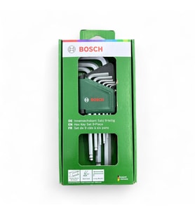 Top Başlı Uzun Alyan Anahtar Takımı Bosch 9 Parça - 1600A02BX9