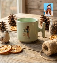 Kişiye Özel Karikatürlü Cute But Cancer Yengeç Burcu T Pastel Kupa Doğum Günü Hediyesi