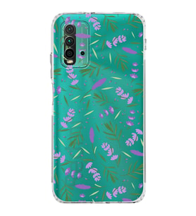 PrintiFy Xiaomi Redmi 9T ile Uyumlu Water Color 3  Kamera Korumalı Şeffaf  Kılıf
