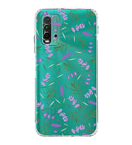 PrintiFy Xiaomi Redmi 9T ile Uyumlu Water Color 3  Kamera Korumalı Şeffaf  Kılıf