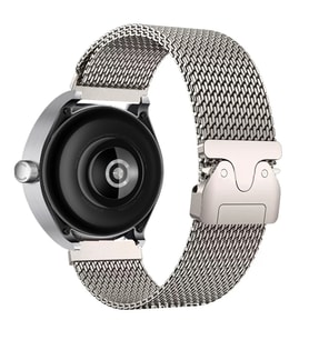 Huawei GT2 46mm Uyumlu Zore KRD-100 22mm Titanyum Hasır Kordon (Koyu Gri)