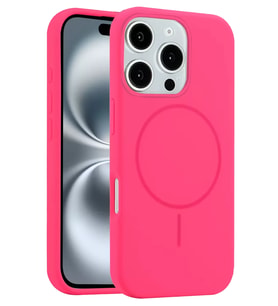iPhone 16 Pro Max Kılıf Jully Magsafe Kapak - Pembe