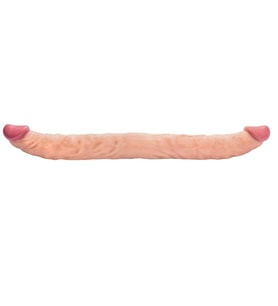 OdinsShop 40 cm Çift Taraflı Realistik Dildo Vajinal Penis
