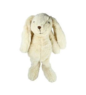 Peluş Oyuncak Tavşan 23 cm Oyun Arkadaşım Uyku Arkadaşı Yüksek Kalite Peluş Yastık Hediyelik (Krem)