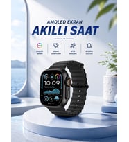 Akıllı Saat Bluetooth Bağlantılı Nfc Gps Uyumlu Nabız Ölçer Sesli Görüşme
