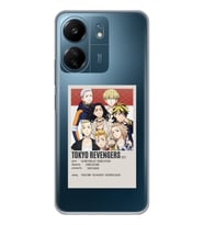 Xiaomi Redmi 13C Uyumlu Tokyo Revengers Poster Tasarımlı Şeffaf Telefon Kılıfı