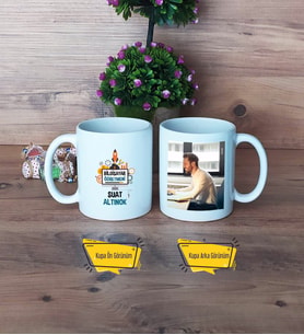 Bilgisayar Öğretmeni Kupa Bardak Beyaz Fotoğraflı Öğretmenler Günü Hediyesi