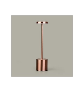 Şarjlı Dokunmatik Masa Lambası, Rose, 31 cm, Şık ve Modern Dekorasyon Uygun (Krem)