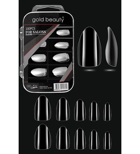 Gold Beauty Takma Tırnak 100'lü Şeffaf (badem)