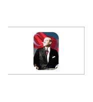 Masa Üstü Atatürk Bayrağı 15x23cm Masa Bayrağı