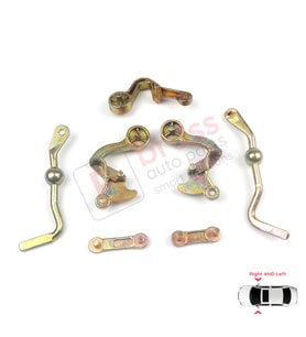 Mercedes 190 W201 W124 A124 C124 S124 1248107716 İçin Sağ Sol Yan Ayna Ayar Kumanda Tamir Kol Takımı