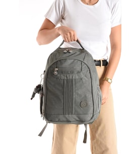 Ultra Hafif Orta Boy Sırt Çantası Çok Cepli Gri (Model: 571-3P)