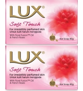 Lux Sabun 80GR Soft Touch (Yumuşak Dokunuş) (2 Li Set)