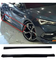 Seat Leon Mk4 Aero Yan Marşpiyel Seti Plastik Mat Siyah 2020+