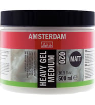 AMSTERDAM HEAVY GEL MEDIUM MATT 020 500ML