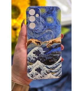 Samsung Galaxy A15 Uyumlu Baskılı Şeffaf Telefon Kılıfı