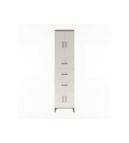 Hyperion Dolap 2 Raflı 3 Çekmeceli 4 Kapaklı 60x44x243 Çam-Aytaşı