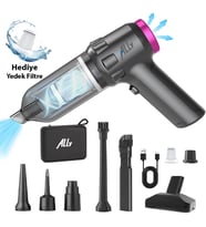 ALLY 14000pa Güçlü Portatif 2 Kademeli Tasinabilir Vakumlu Kablosuz Üflemeli Min - SSSSSS6151-4