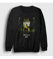 Presmono Unisex Siyah King Breaking Bad Sweatshirt 184909tt