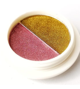 Krom Tırnak Tozu Çift Renkli No.07 – Pembe & Altın Ayna Efekti Pigment