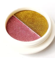 Krom Tırnak Tozu Çift Renkli No.07 – Pembe & Altın Ayna Efekti Pigment