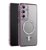 Samsung Galaxy S26 Plus Joke Simli Magneticsafe Kılıf - Derin Mor